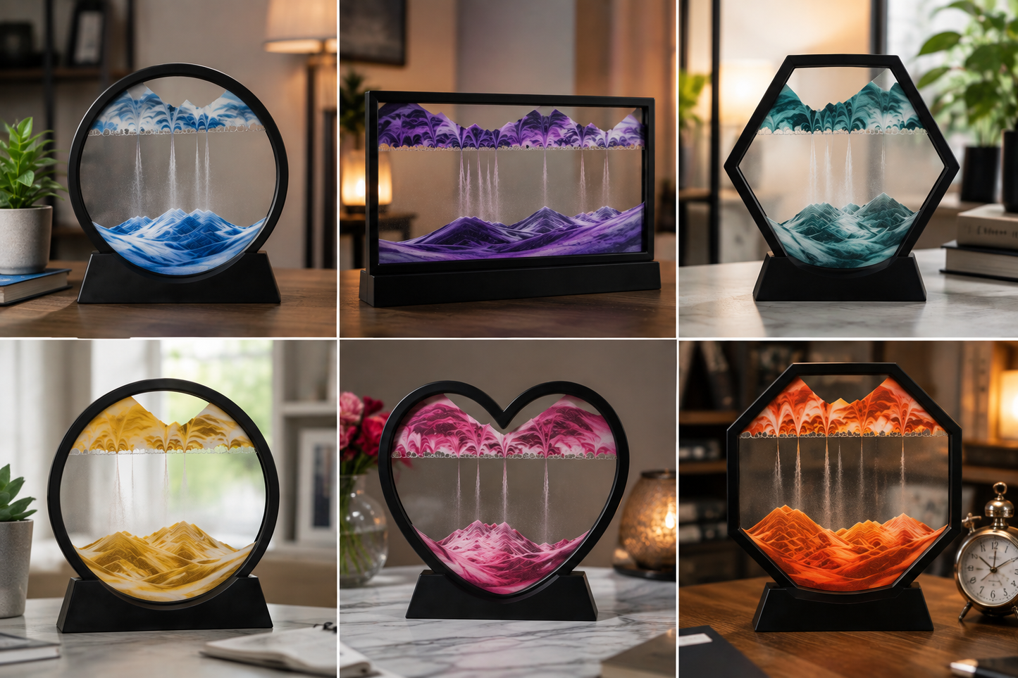 BILLHOL® 3D Moving Sand Art ⏳ – A New Landscape Every Flip