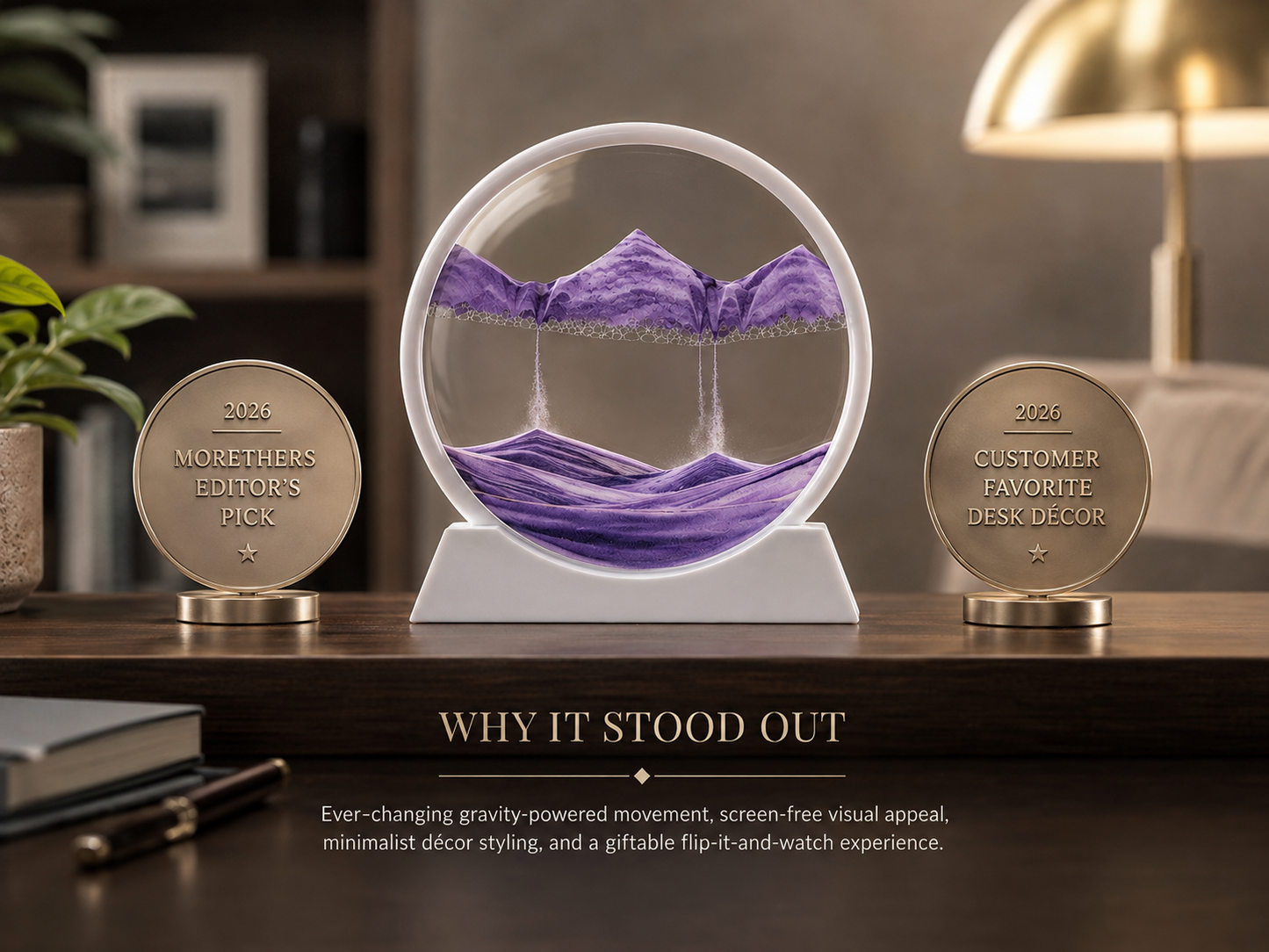 BILLHOL® 3D Moving Sand Art ⏳ – A New Landscape Every Flip