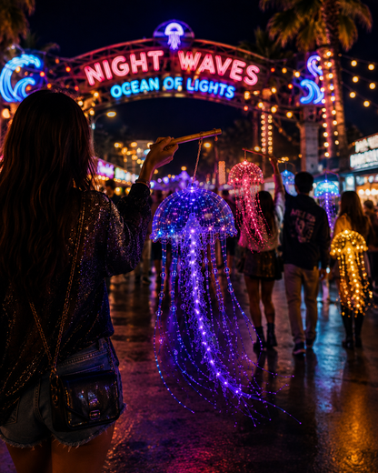 𝐁𝐢𝐥𝐥𝐡𝐨𝐥® Glow Jellyfish Lantern ✨ – Carry a Little Ocean After Dark