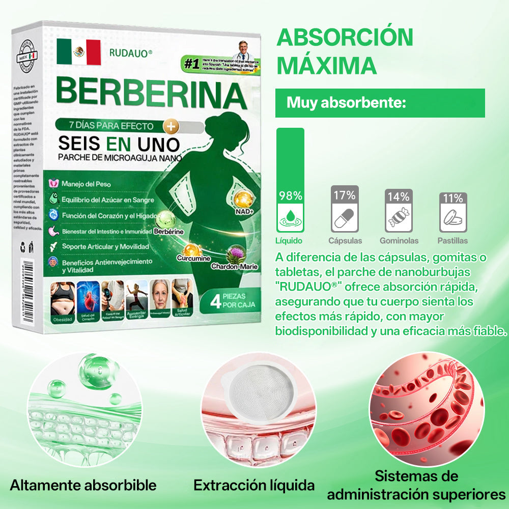 🇲🇽 𝐑𝐄𝐂𝐎𝐌𝐄𝐍𝐃𝐀𝐃𝐎 𝐏𝐎𝐑 𝐌𝐄́𝐃𝐈𝐂𝐎𝐒 ✨ | 𝐑𝐔𝐃𝐀𝐔𝐎® 𝐁𝐞𝐫𝐛𝐞𝐫𝐢𝐧𝐚 6-𝐞𝐧-1 𝐏𝐚𝐫𝐜𝐡𝐞 𝐍𝐚𝐧𝐨 𝐌𝐢𝐜𝐫𝐨𝐚𝐠𝐮𝐣𝐚 𝐝𝐞 𝐆𝐫𝐀𝐍 𝐓𝐀𝐌𝐀𝐍̃𝐎 (𝐕𝐞𝐑𝐒𝐈𝐎́𝐍 𝐀𝐂𝐓𝐔𝐀𝐋𝐈𝐙𝐀𝐃𝐀) | ⚡𝐑𝐞𝐬𝐮𝐥𝐭𝐚𝐝𝐨𝐬 𝐯𝐢𝐬𝐢𝐛𝐥𝐞𝐬 𝐞𝐧 7 𝐝𝐢́𝐚𝐬