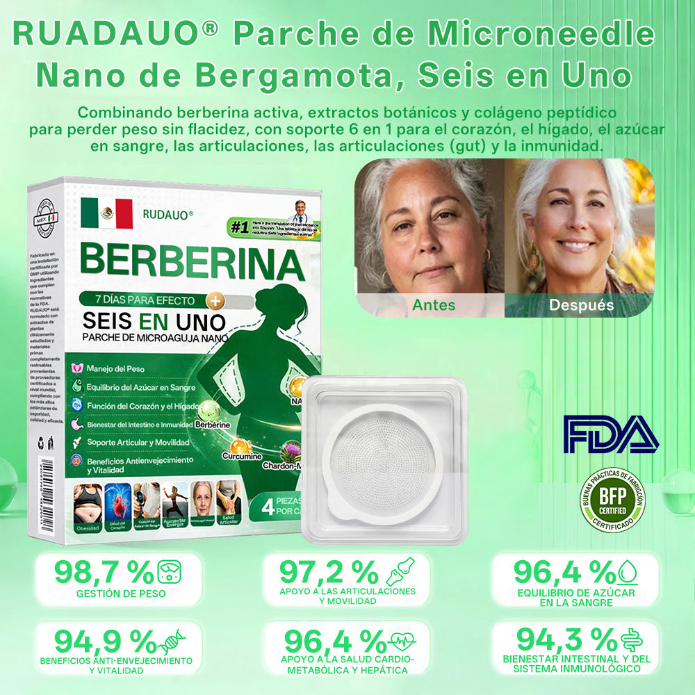 🇲🇽 𝐑𝐄𝐂𝐎𝐌𝐄𝐍𝐃𝐀𝐃𝐎 𝐏𝐎𝐑 𝐌𝐄́𝐃𝐈𝐂𝐎𝐒 ✨ | 𝐑𝐔𝐃𝐀𝐔𝐎® 𝐁𝐞𝐫𝐛𝐞𝐫𝐢𝐧𝐚 6-𝐞𝐧-1 𝐏𝐚𝐫𝐜𝐡𝐞 𝐍𝐚𝐧𝐨 𝐌𝐢𝐜𝐫𝐨𝐚𝐠𝐮𝐣𝐚 𝐝𝐞 𝐆𝐫𝐀𝐍 𝐓𝐀𝐌𝐀𝐍̃𝐎 (𝐕𝐞𝐑𝐒𝐈𝐎́𝐍 𝐀𝐂𝐓𝐔𝐀𝐋𝐈𝐙𝐀𝐃𝐀) | ⚡𝐑𝐞𝐬𝐮𝐥𝐭𝐚𝐝𝐨𝐬 𝐯𝐢𝐬𝐢𝐛𝐥𝐞𝐬 𝐞𝐧 7 𝐝𝐢́𝐚𝐬