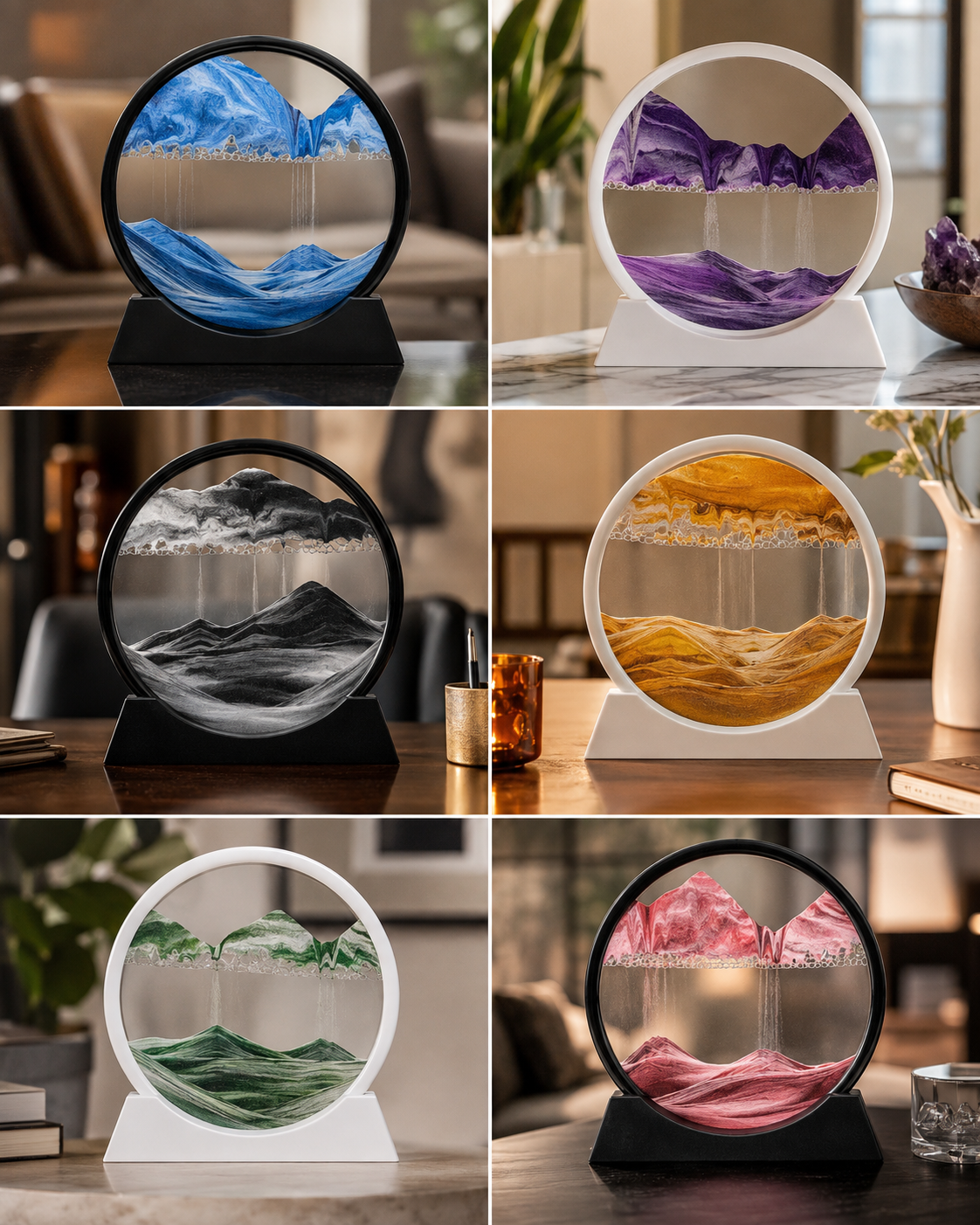 BILLHOL® 3D Moving Sand Art ⏳ – A New Landscape Every Flip