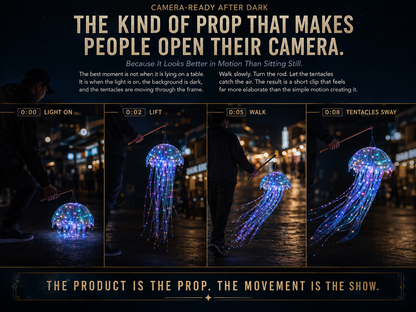 𝐁𝐢𝐥𝐥𝐡𝐨𝐥® Glow Jellyfish Lantern ✨ – Carry a Little Ocean After Dark