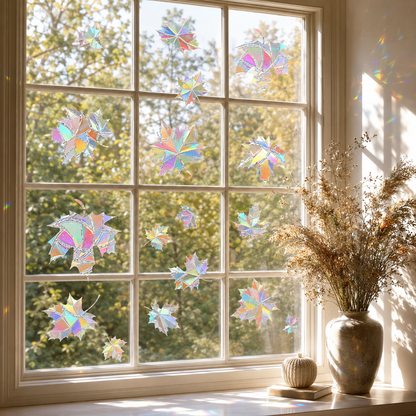 BILLHOL® Rainbow Suncatcher Window Stickers 🌈 – Turn Sunlight Into Rainbows